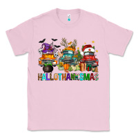 Bubblegum Pink hallothanksmas trucks Classic Tee - FaDigitalArtStudio