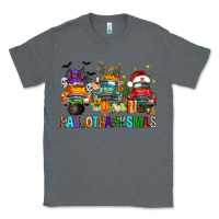 Charcoal Heather hallothanksmas trucks Classic Tee - FaDigitalArtStudio