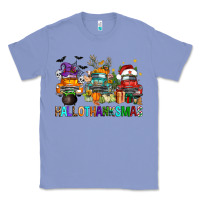 Colony Blue hallothanksmas trucks Classic Tee - FaDigitalArtStudio