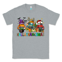 Heather Grey hallothanksmas trucks Classic Tee - FaDigitalArtStudio