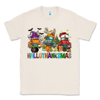 Natural hallothanksmas trucks Classic Tee - FaDigitalArtStudio
