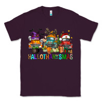 Plum hallothanksmas trucks Classic Tee - FaDigitalArtStudio