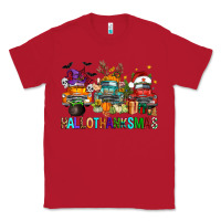 Red hallothanksmas trucks Classic Tee - FaDigitalArtStudio