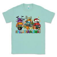Seafoam hallothanksmas trucks Classic Tee - FaDigitalArtStudio