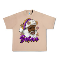 Burro believe purple and gold african american santa Urban Heavy Tee - RanaPortraitStore