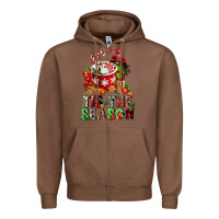 Chestnut tis the season Zipper Hoodie - FaDigitalArtStudio