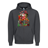 Smoke tis the season Zipper Hoodie - FaDigitalArtStudio