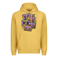Antique Gold mardi gras cassette tapes Premium Hoodie - MaliasSmallBusiness