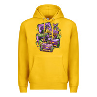 Lemon mardi gras cassette tapes Premium Hoodie - MaliasSmallBusiness