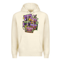 Sandshell mardi gras cassette tapes Premium Hoodie - MaliasSmallBusiness