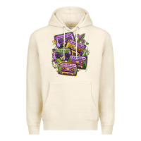 Tofu mardi gras cassette tapes Premium Hoodie - MaliasSmallBusiness