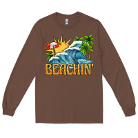 Chestnut beachin Long Sleeve Tee - texasbilliewilder