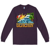 Plum beachin Long Sleeve Tee - texasbilliewilder