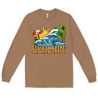 Toasted Coconut beachin Long Sleeve Tee - texasbilliewilder