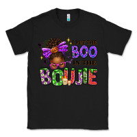 Black I Put The Boo In The Boujie Messy Bun Classic Tee - texasbilliewilder