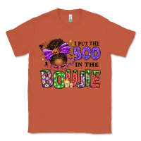 Copper I Put The Boo In The Boujie Messy Bun Classic Tee - texasbilliewilder