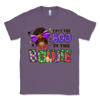 Lavender I Put The Boo In The Boujie Messy Bun Classic Tee - texasbilliewilder