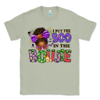 Matcha I Put The Boo In The Boujie Messy Bun Classic Tee - texasbilliewilder