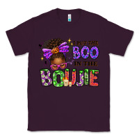 Plum I Put The Boo In The Boujie Messy Bun Classic Tee - texasbilliewilder