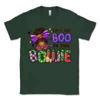 Sports Green I Put The Boo In The Boujie Messy Bun Classic Tee - texasbilliewilder