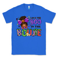 True Royal I Put The Boo In The Boujie Messy Bun Classic Tee - texasbilliewilder