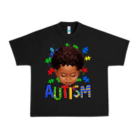 Black autism afro kid full face Urban Heavy Tee - texasbilliewilder