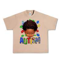Burro autism afro kid full face Urban Heavy Tee - texasbilliewilder