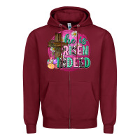 Burgundy he is risen indeed easter Zipper Hoodie - Neo Western
