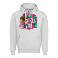 Dove Grey he is risen indeed easter Zipper Hoodie - Neo Western