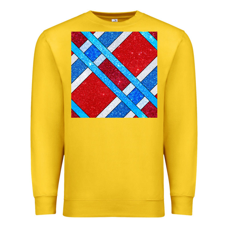 Glitter 4th Of July Seamless Pattern Premium Sweatshirt by BundleAndBundleShop | Teevron