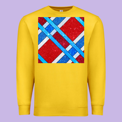 Glitter 4th Of July Seamless Pattern Premium Sweatshirt Designed By Bundleandbundleshop