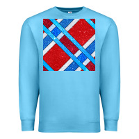 Ocean Blue Glitter 4th Of July Seamless Pattern Premium Sweatshirt - BundleAndBundleShop