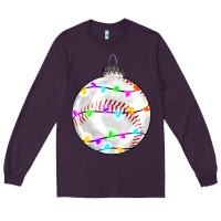 Plum Christmas baseball Long Sleeve Tee - RanaPortraitStore
