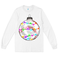 White Christmas baseball Long Sleeve Tee - RanaPortraitStore