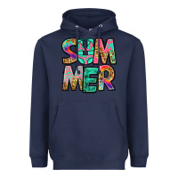 Navy summer leopard tie dye Heavyweight Hoodie - Jasminsmagicworld