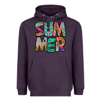 Plum summer leopard tie dye Heavyweight Hoodie - Jasminsmagicworld