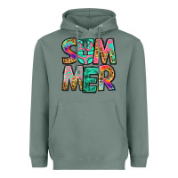 Sage summer leopard tie dye Heavyweight Hoodie - Jasminsmagicworld