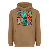 Toasted Coconut summer leopard tie dye Heavyweight Hoodie - Jasminsmagicworld