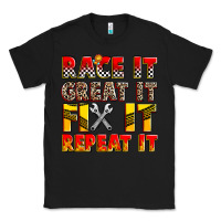 Black race it great it fix it repeat it Classic Tee - Zillion Design Studio