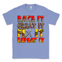 Colony Blue race it great it fix it repeat it Classic Tee - Zillion Design Studio
