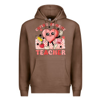 Chestnut cupid's favorite teacher Premium Hoodie - MaliasSmallBusiness