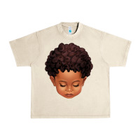 Sandshell cute afro boy Urban Heavy Tee - texasbilliewilder