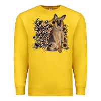 Lemon Life is better with a German Shepherd Premium Sweatshirt - JahusDesignShop