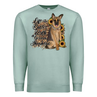 Seafoam Life is better with a German Shepherd Premium Sweatshirt - JahusDesignShop