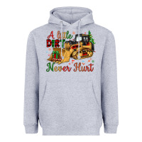 Heather Grey Christmas A Little Dirt Never Hurt Heavyweight Hoodie - Artiststas