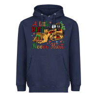 Navy Christmas A Little Dirt Never Hurt Heavyweight Hoodie - Artiststas