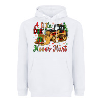 White Christmas A Little Dirt Never Hurt Heavyweight Hoodie - Artiststas