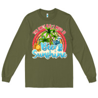 Army Green beer and sunshine Long Sleeve Tee - texasbilliewilder