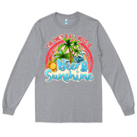 Heather Grey beer and sunshine Long Sleeve Tee - texasbilliewilder