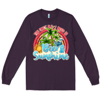 Plum beer and sunshine Long Sleeve Tee - texasbilliewilder